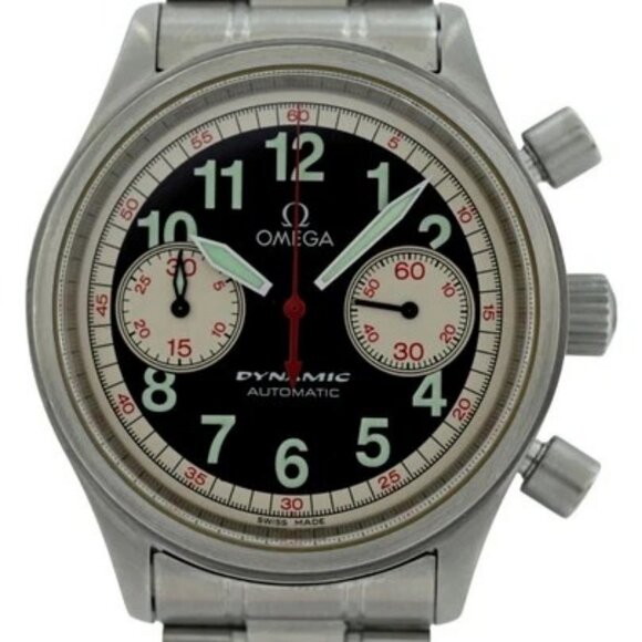 Omega 38mm Men\'s Dynamic Chronograph Targa Florio Limited Edition Watch 5241.51! main image 11